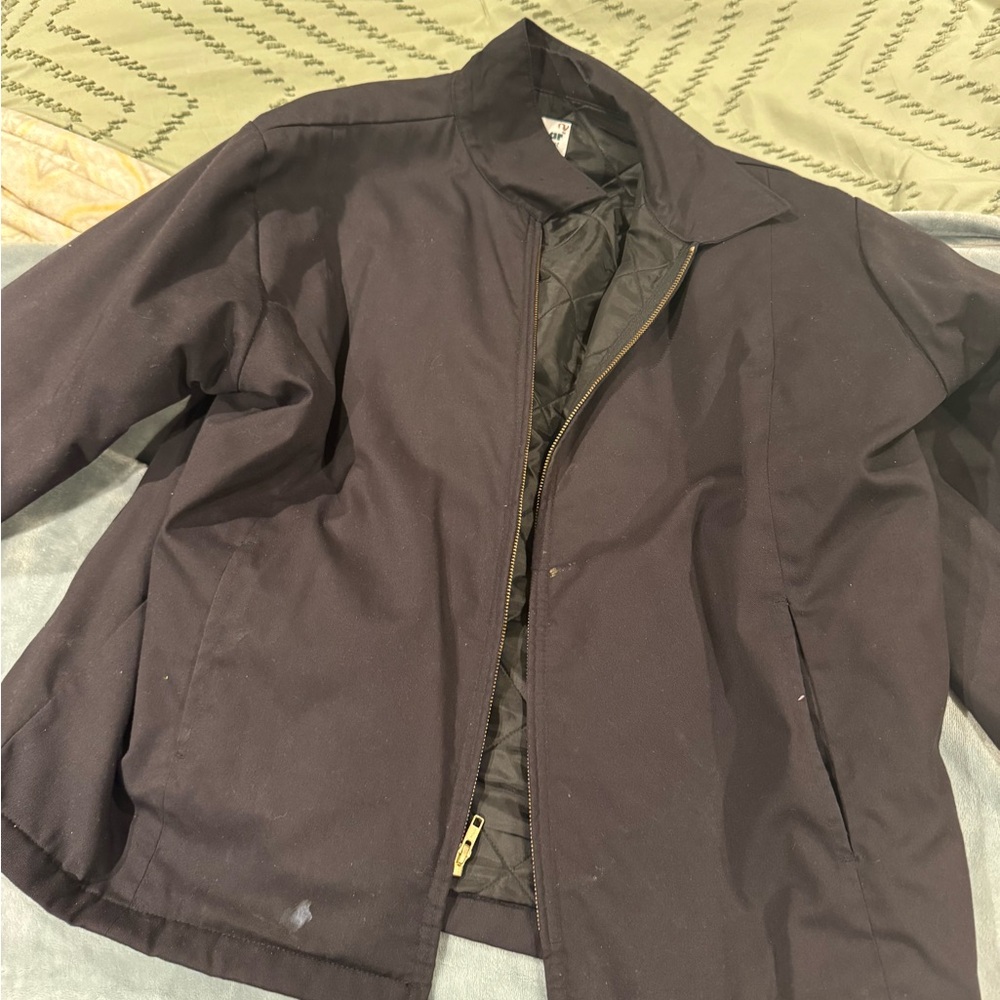 Classic Black Bomber Jacket